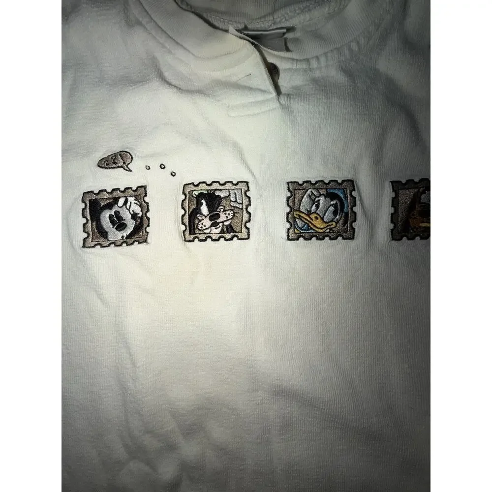 Disney Storage Vintage Embodied Medium Mickey Button Up Sweater (AJ7) - Picture 3 of 4